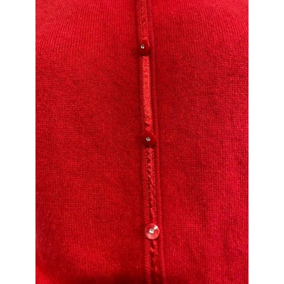 Parisian Signature 100% Cashmere Button Cardigan Womens Sweater Size PS - Picture 5 of 12